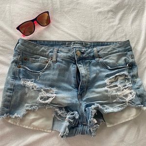 America Eagle High-Rise Festival Jean Shorts